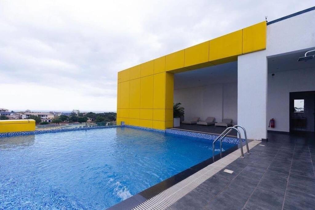 Luxury Labone Edge 2-Bedroom Apartment In Accra - Fivehills Homes Exterior foto